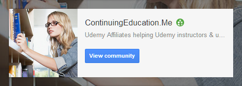 ContinuingEducation.Me_Gplus_Community Visit our ContinuingEducation.Me G+ Community