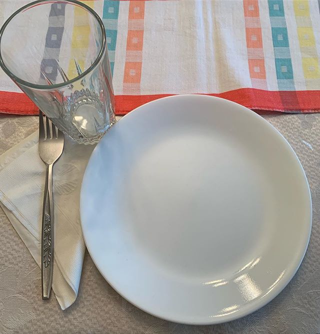A clean slate/plate